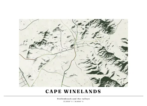 Preview of The winelands, roads between ranges
