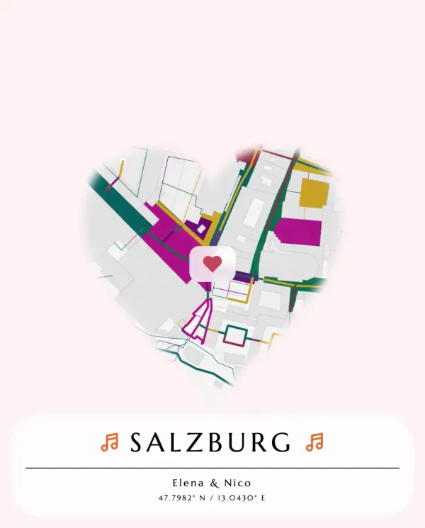 The mapalette “Salzburg, one more turn”