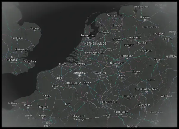 The mapalette “Europe, dreamt”
