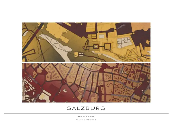 The mapalette “Schiele’s Salzburg”