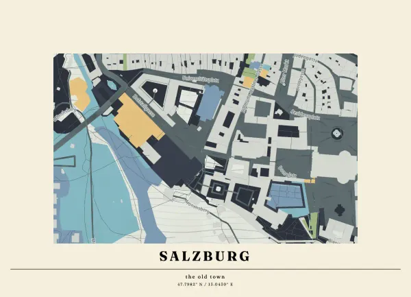 The mapalette “Salzburg, tundra plate”