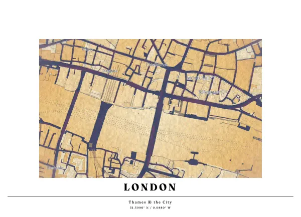 The mapalette “Turner’s London”