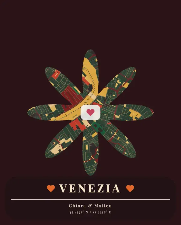 The mapalette “Venice for two”