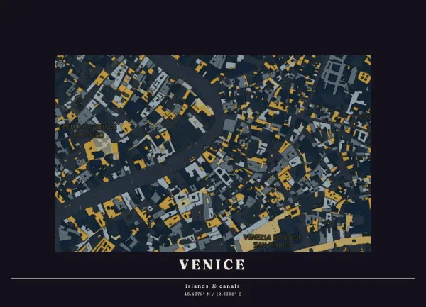 The mapalette “Whistler’s Venice”